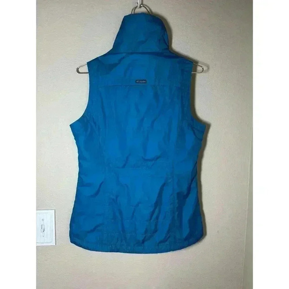 Columbia woman’s vest size small in excellent condition blue fleece lining - Picture 4 of 10